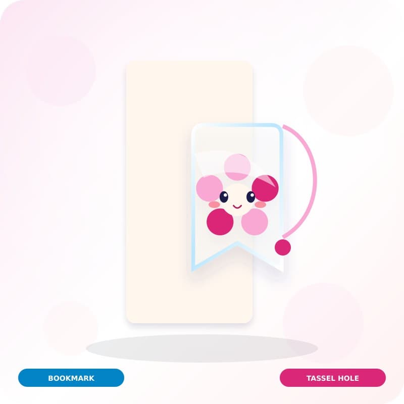Acrylic Character Bookmark